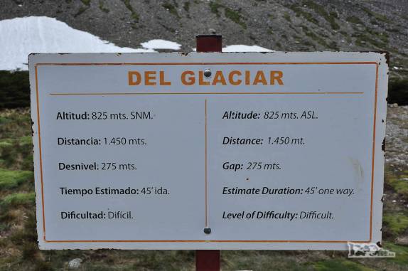 Trilha para o glaciar Martial, em Ushuaia, no sul da Terra do Fogo, na Argentina